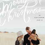 "Windswept" - Retired Holiday Cards in Cocao by Julie Murray - Close-Up