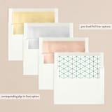 "BELIEVE IN YOURSELF" - Retired Holiday Cards in Fir Tree Green by Stacy Cooke - Slip-In Envelope Liners