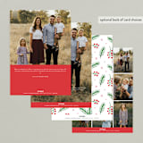 "Christmas Blessings to You" - Retired Holiday Cards in Merlot by Pine Street Creative - Back of Card