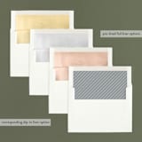 "Swirl Peace on Earth" - Retired Holiday Cards in Snow by Jamie Schultz Designs - Slip-In Envelope Liners