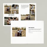 "Bold Modern" - Retired Holiday Cards in Snow by Becca Thongkham - Interior Options