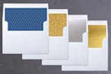 "Perfect Gift" - Retired Holiday Cards in Capri Blue by Ann Gardner - Slip-In Envelope Liners