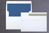 "Perfect Gift" - Retired Holiday Cards in Capri Blue by Ann Gardner - Liner and Label