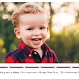 "simple border" - Retired Holiday Cards in Ruby by Ellis - Close-Up