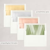 "Pared Down Pine" - Retired Holiday Cards in Pine by Kennedi Shaw - Slip-In Envelope Liners
