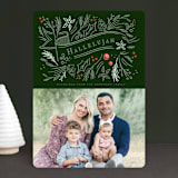 "Winter Blessings" - Retired Holiday Cards in Forest by Hannah Williams - Front