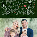 "Winter Blessings" - Retired Holiday Cards in Forest by Hannah Williams - Close-Up