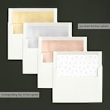 "Winter Blessings" - Retired Holiday Cards in Forest by Hannah Williams - Slip-In Envelope Liners