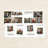 "Six Times the Joy" - Retired Holiday Cards in Navy by Makewells - Interior Options