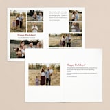 "chalk script Christmas" - Retired Holiday Cards in Chalk by Rebecca Durflinger - Interior Options