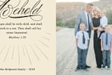 "Behold Immanuel" - Retired Holiday Cards in cream by Ann Gardner - Close-Up