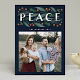 "Entwined" - Retired Holiday Cards in Blueberry Pie by Lehan Veenker - Front