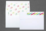 "Falala" - Retired Holiday Cards in Brights by Itsy Belle Studio - Liner and Label