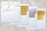 "Elegant Joy" - Retired Holiday Cards in White by Lehan Veenker - Slip-In Envelope Liners