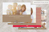 "All Decked Out" - Retired Holiday Cards in Natural by Michelle Poe - Back of Card