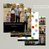 "Simplest Joy" - Retired Holiday Cards in Ebony by chica design - Back of Card