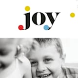 "Simplest Joy" - Retired Holiday Cards in Ebony by chica design - Close-Up