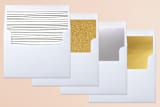 "And On Earth" - Retired Holiday Cards in Midnight by Drango Design - Slip-In Envelope Liners