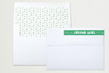 "Blessed Bliss" - Retired Holiday Cards in Jade by Kelly Nasuta - Liner and Label
