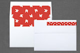 "His Light" - Retired Holiday Cards in Icing by Design Lotus - Liner and Label