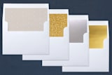 "Joyful Hearts" - Retired Holiday Cards in Sandstone by Heather Buchma - Slip-In Envelope Liners