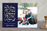 "Prepare Him Room" - Retired Holiday Cards in Navy by Dreaming Inspirations - Front