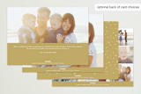 "Joyfully Blessed" - Retired Holiday Cards in Snow by fatfatin - Back of Card
