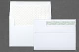 "Blessed Tidings Script" - Retired Holiday Cards in Cream by Kristen Smith - Liner and Label