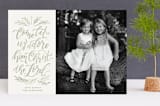 "Watercolor Adoration" - Retired Holiday Cards in Moss by Grace Kreinbrink - Front