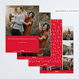 "Rejoicing Serif" - Retired Holiday Cards in Cherry Cobber by Kate Ross - Back of Card