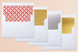 "Bright Triumphant" - Retired Holiday Cards in Rouge by Kate Ross - Slip-In Envelope Liners