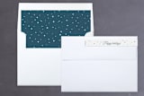 "God is Good Grid" - Retired Holiday Cards in Deep Blue by Shari Margolin - Liner and Label