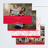 "Rejoicing" - Retired Holiday Cards in Berry by Erin Niehenke - Back of Card
