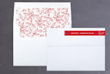 "Rejoicing" - Retired Holiday Cards in Berry by Erin Niehenke - Liner and Label