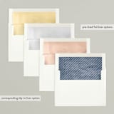 "Terracotta" - Retired Holiday Cards in Slate by Nam Bourassa - Slip-In Envelope Liners