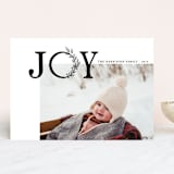 "joy and love" - Retired Holiday Cards in Onyx by Juliana Zimmermann - Front