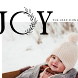 "joy and love" - Retired Holiday Cards in Onyx by Juliana Zimmermann - Close-Up