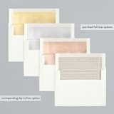 "Simple Floral Frame" - Retired Holiday Cards in Pine Forest by Grace Kreinbrink - Slip-In Envelope Liners