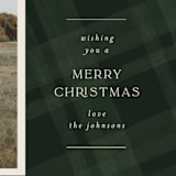 "Plaid Tidings" - Retired Holiday Cards in Balsam by Joanna Griffin - Close-Up