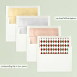"Framing Wishes" - Retired Holiday Cards in Snow by lulu and isabelle - Slip-In Envelope Liners
