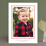 "simple border" - Retired Holiday Cards in Ruby by Ellis - Front