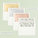 "A Lovely Christmas" - Retired Holiday Cards in Midnight by Jamie Schultz Designs - Slip-In Envelope Liners