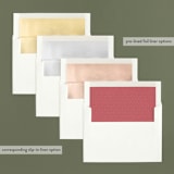 "Merry & Joyful" - Retired Holiday Cards in Snow by Ann Gardner - Slip-In Envelope Liners