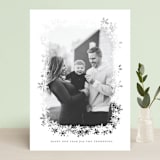 "Snowfrost" - Retired Holiday Cards in Slate by Sarah Brown - Front