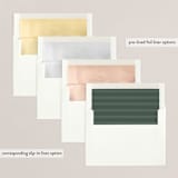"Gratitude" - Retired Holiday Cards in Evergreen by Erin L. Wilson - Slip-In Envelope Liners