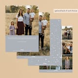 "Christmas" - Retired Holiday Cards in Snowcap by GeekInk Design - Back of Card