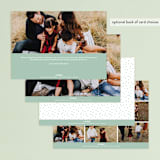 "Rejoice and Be Glad" - Retired Holiday Cards in Snow by Laura Hankins - Back of Card