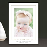 "Surname Frame" - Retired Holiday Cards in Antique by Lauren Chism - Front