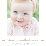 "Surname Frame" - Retired Holiday Cards in Antique by Lauren Chism - Close-Up