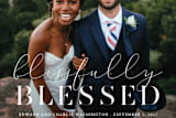 "Blissfully Blessed" - Retired Holiday Cards in Snow by fatfatin - Close-Up